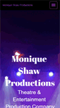 Mobile Screenshot of moniqueshawproductions.com